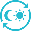 24hours and 7days support icon