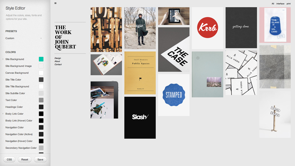 style editor