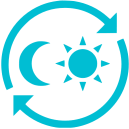 Voyage's 24h/24 service available icon